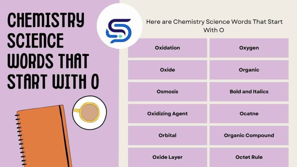 Chemistry Science Words That Start With O 