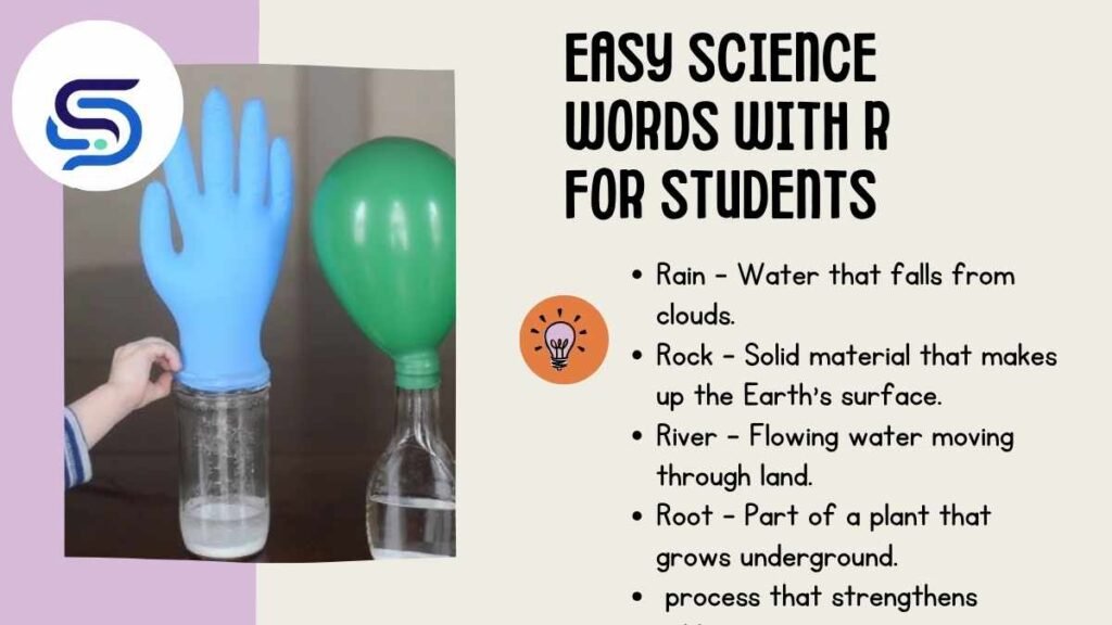 Easy Science Words With R for Students