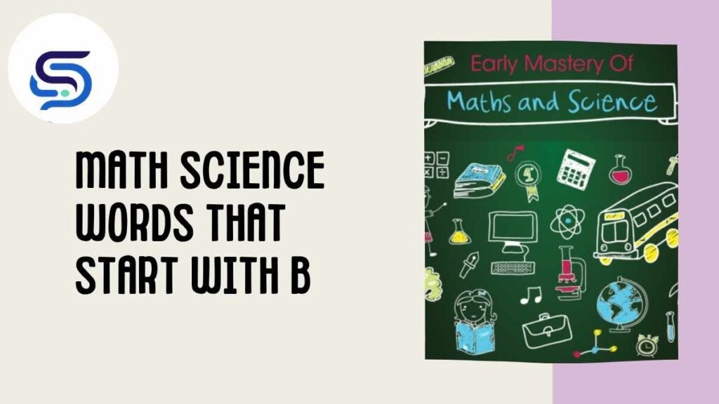 Math Science Words That Start With B
