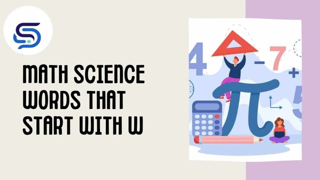 Math Science Words That Start With W