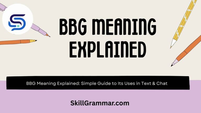 BBG Meaning