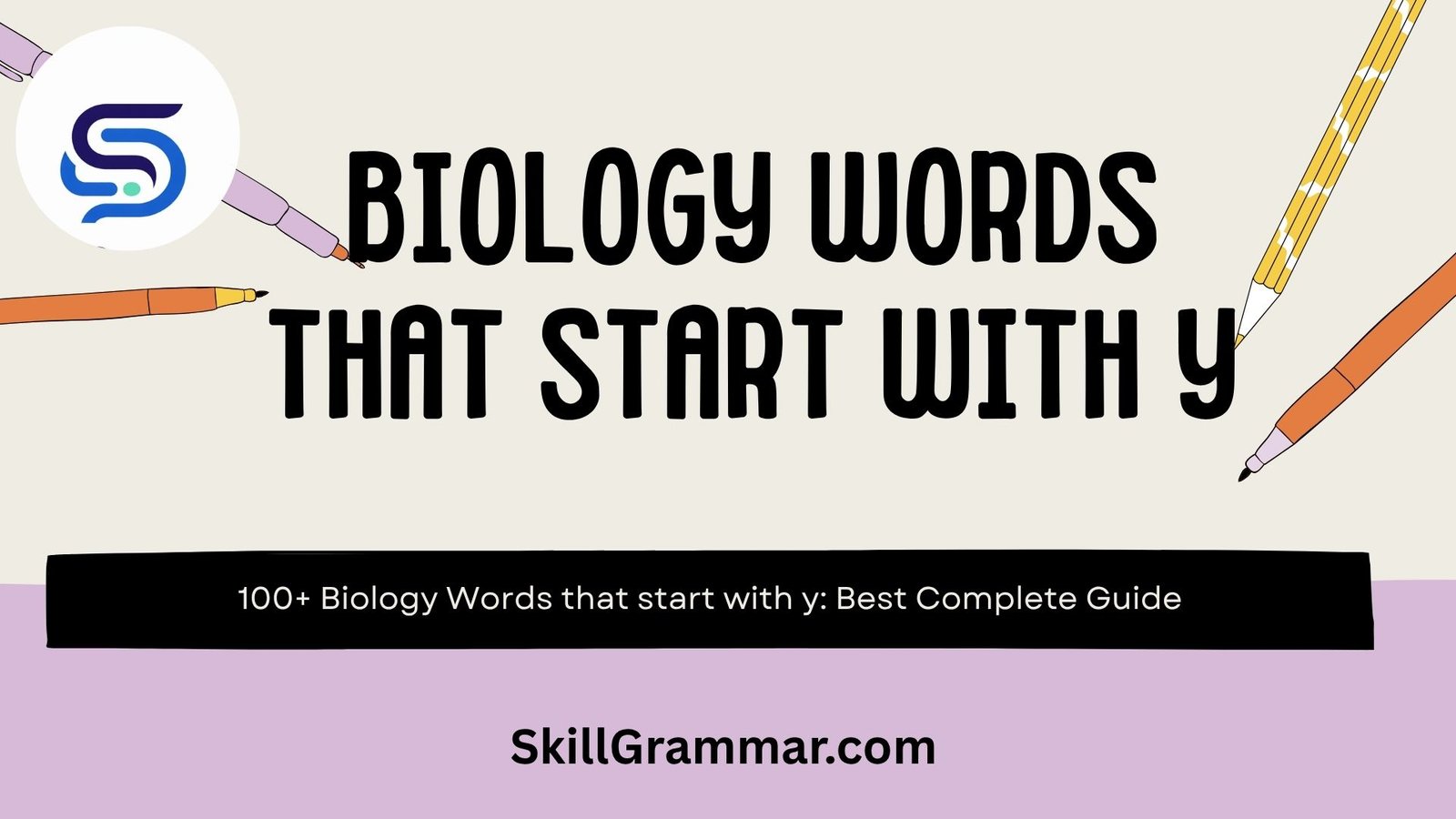 Biology Words that start with y