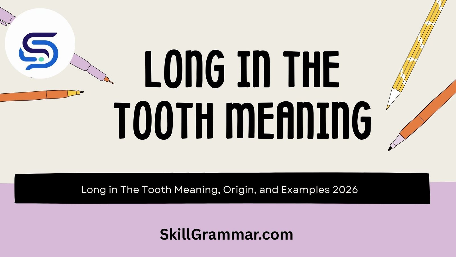 Long in The Tooth Meaning