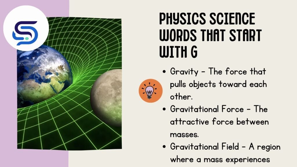 Physics Science Words That Start With G
