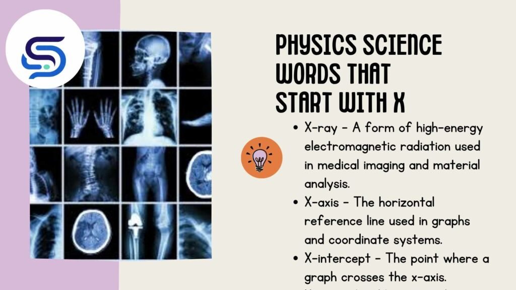 Physics Science Words That Start With X