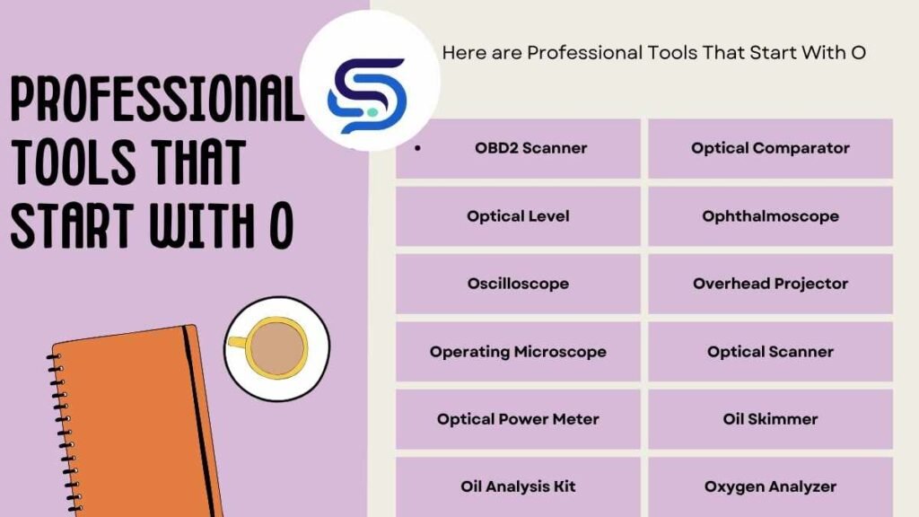Professional Tools That Start With O