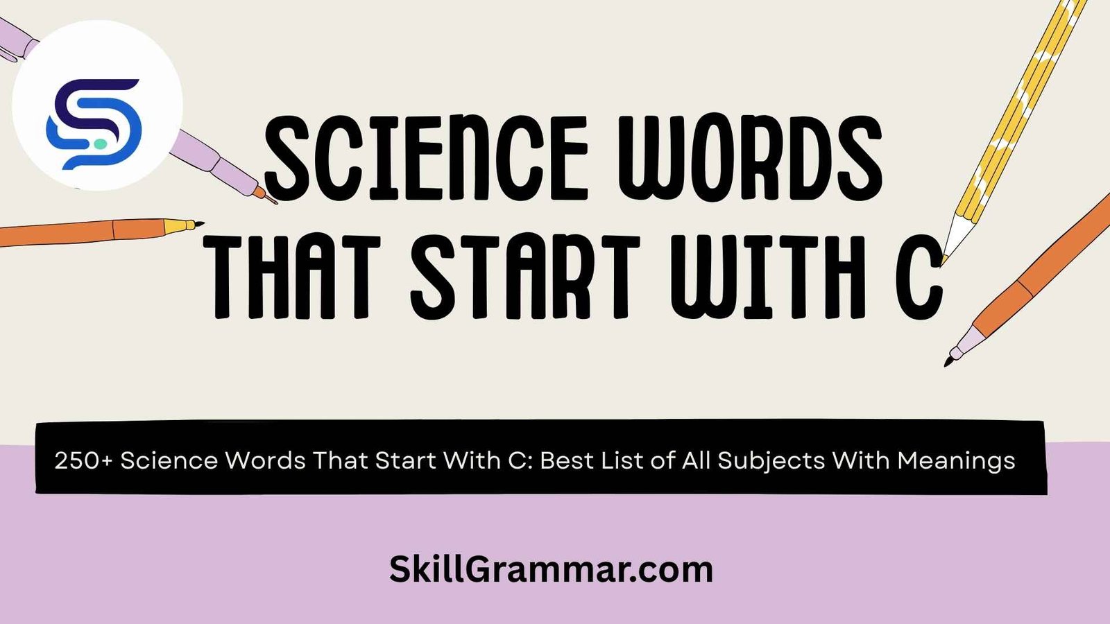 Science Words That Start With C
