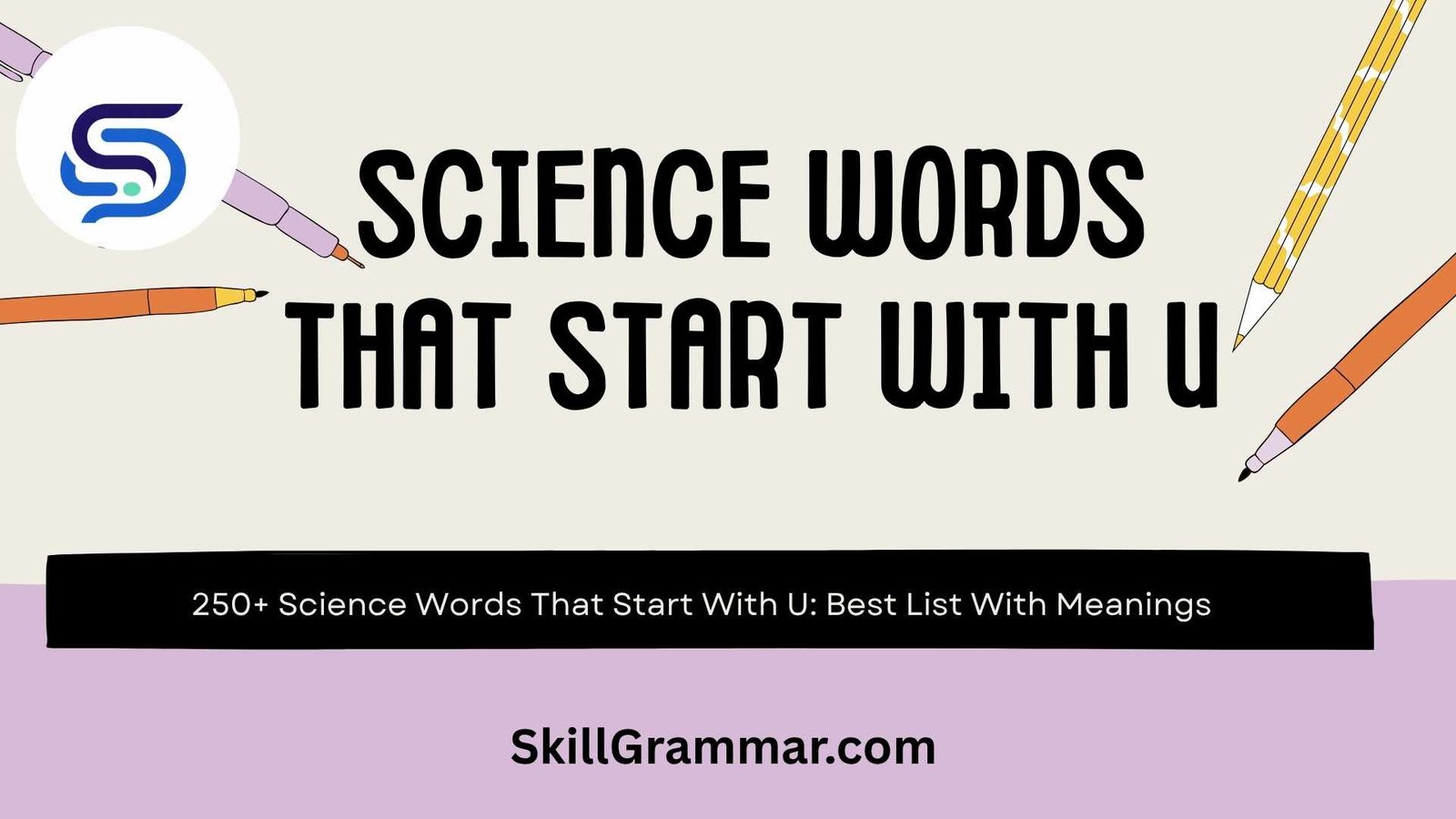 Science Words That Start With u