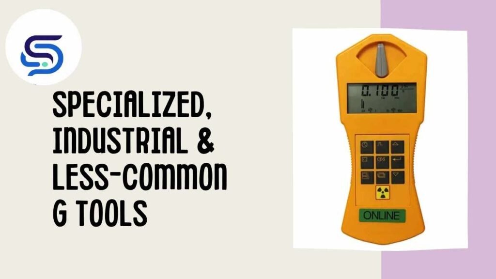 Specialized, Industrial & Less-Common G Tools