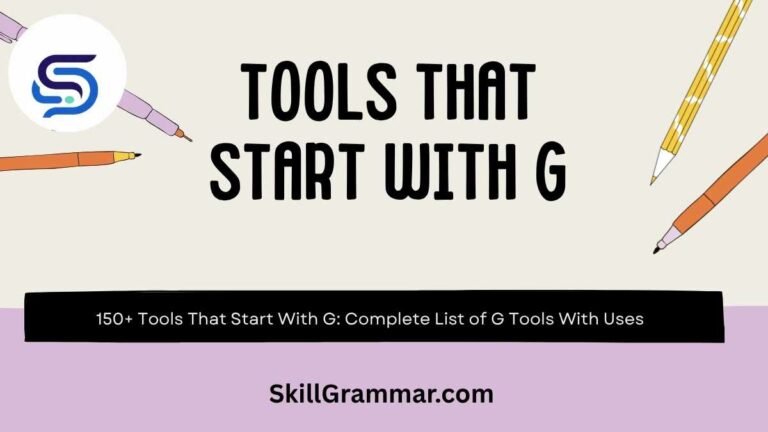 Tools That Start With G