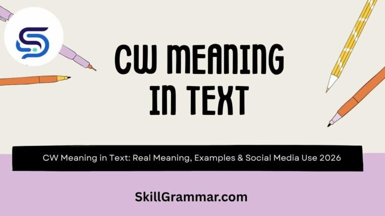 CW Meaning in Text