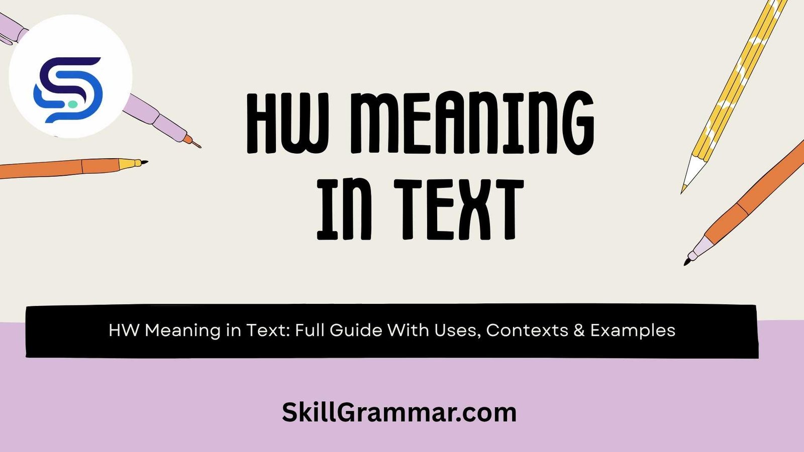 HW Meaning in Text