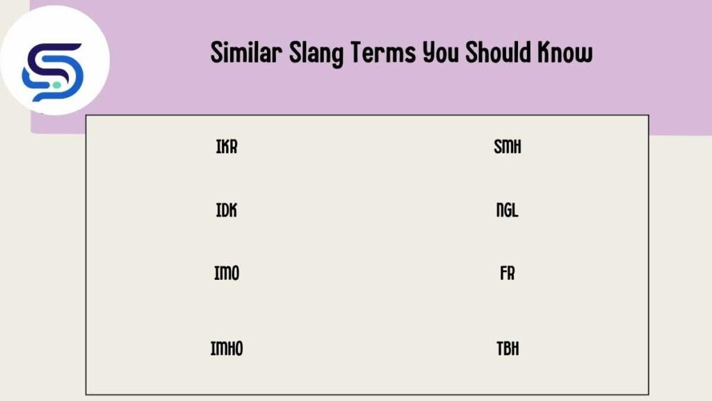 Similar Slang Terms You Should Know