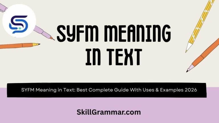 SYFM Meaning