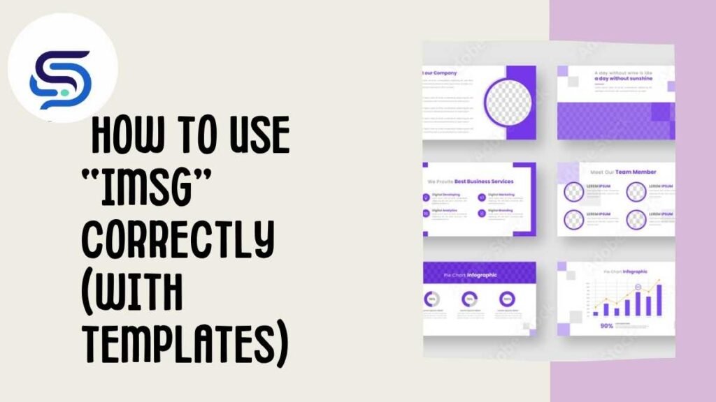 How to Use “IMSG” Correctly (With Templates)