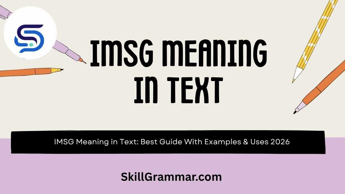 IMSG Meaning in Text
