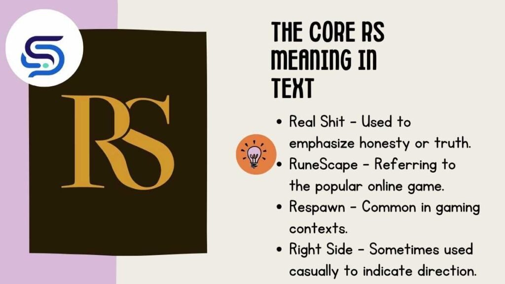 The Core RS Meaning in Text