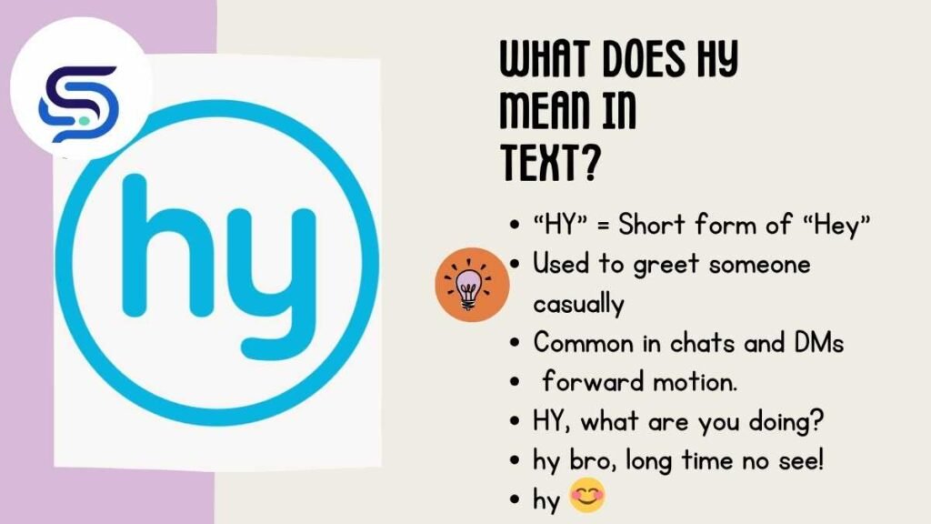 What Does HY Mean in Text