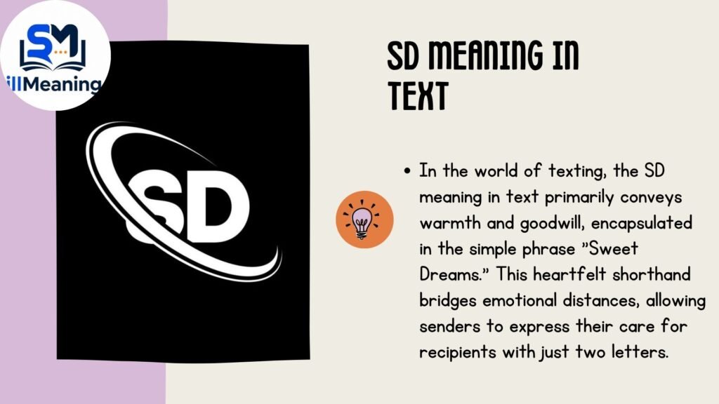 SD Meaning in Text