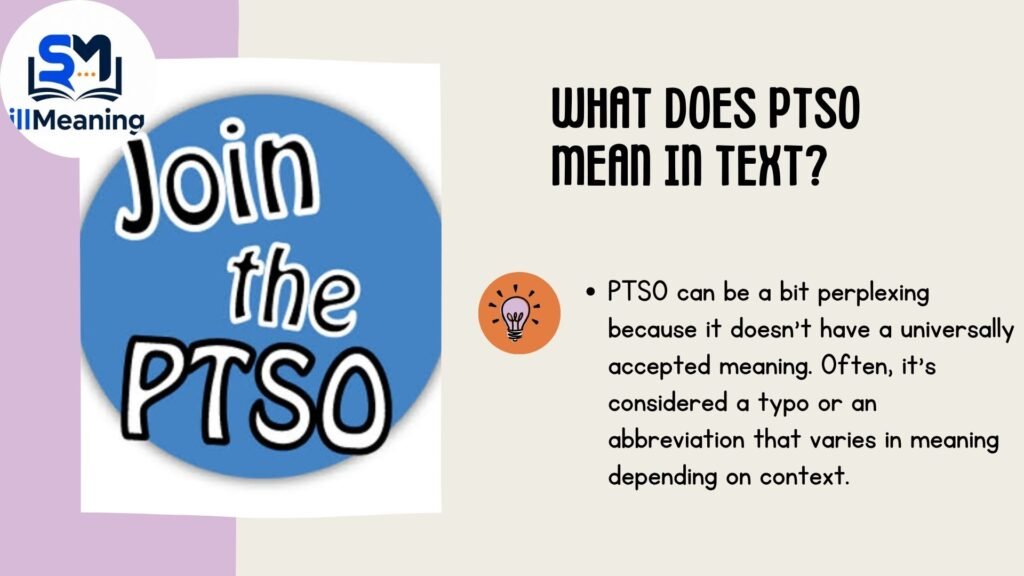 What Does PTSO Mean In Text